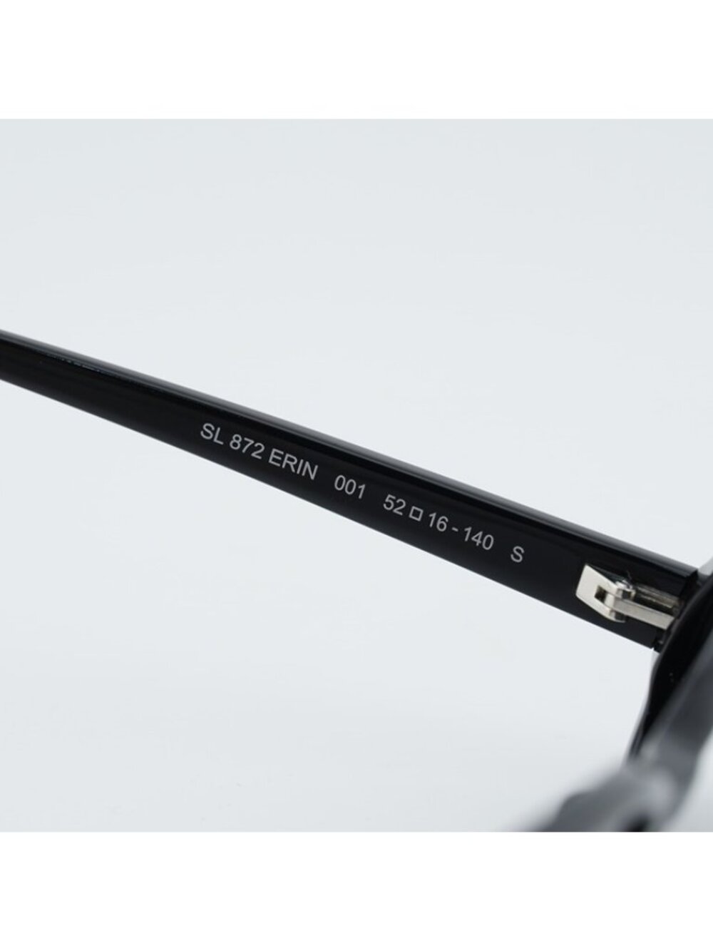 Saint Laurent SL872 ERIN 001 Sunglasses Black Rectangle Frame, Black Lenses - Picture 7 of 11